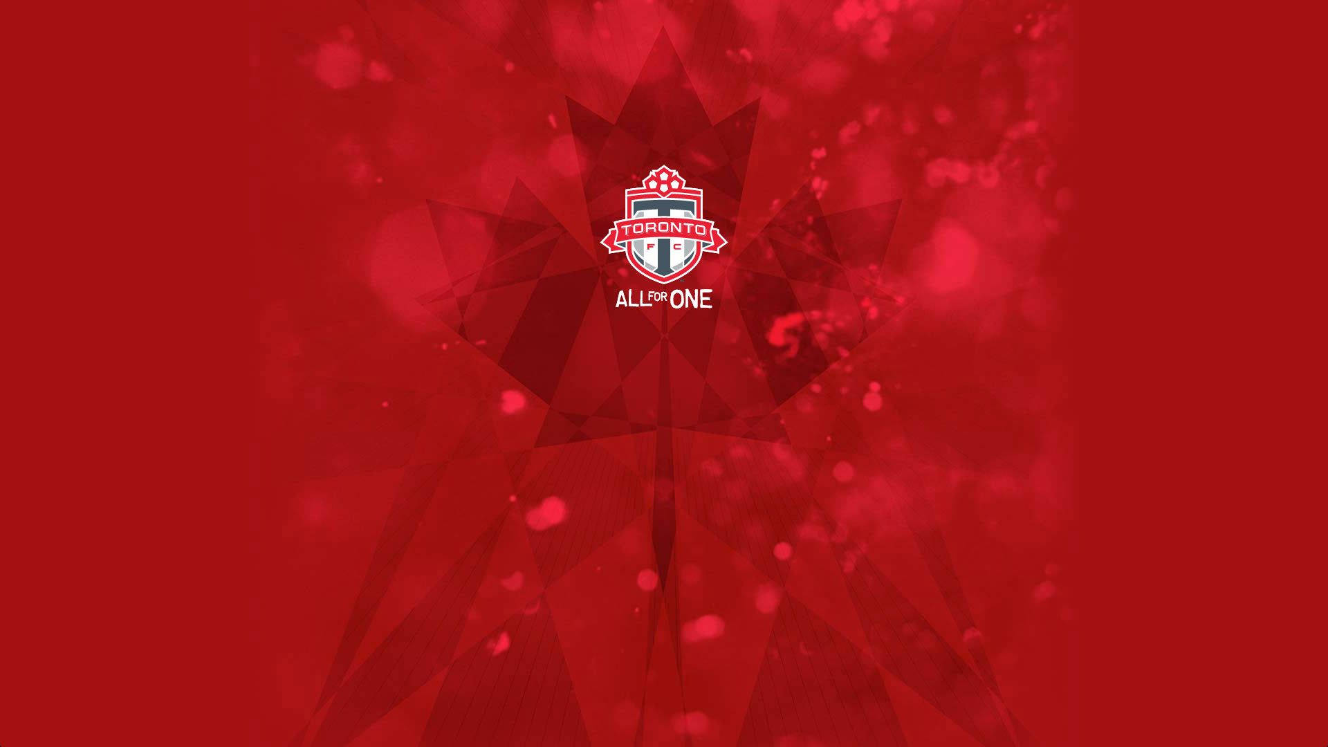 Toronto FC All For One Logo Tapet: Se Toronto FC's logo i al sin pragt på dette store Toronto FC All For One Logo-tapet. Wallpaper