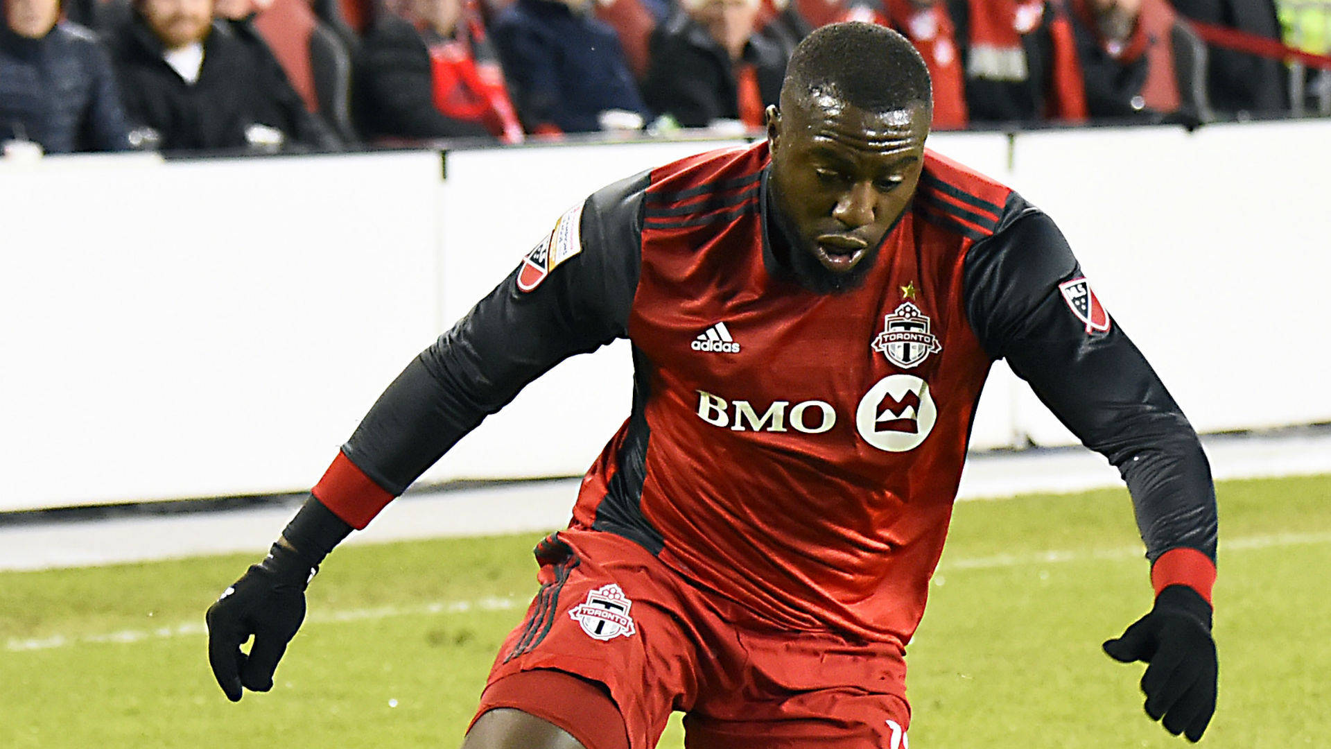 Jozy Altidore in Action for Toronto FC Wallpaper