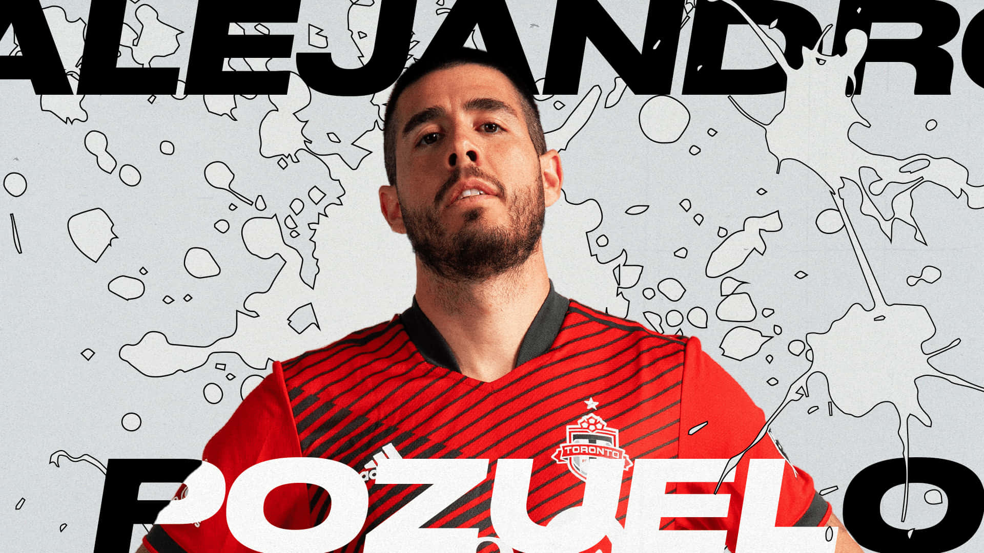 Torontofc-spelaren Alejandro Pozuelo Affisch Som Bakgrundsbild. Wallpaper