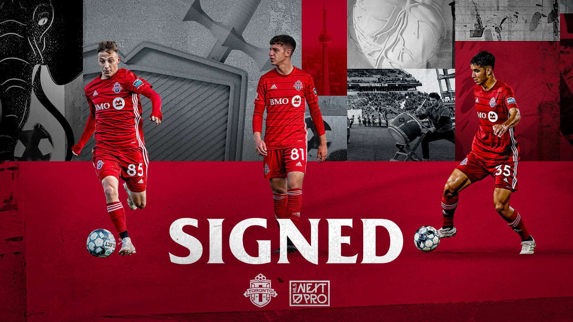 Torontofc Team Signerade Akademin. Wallpaper