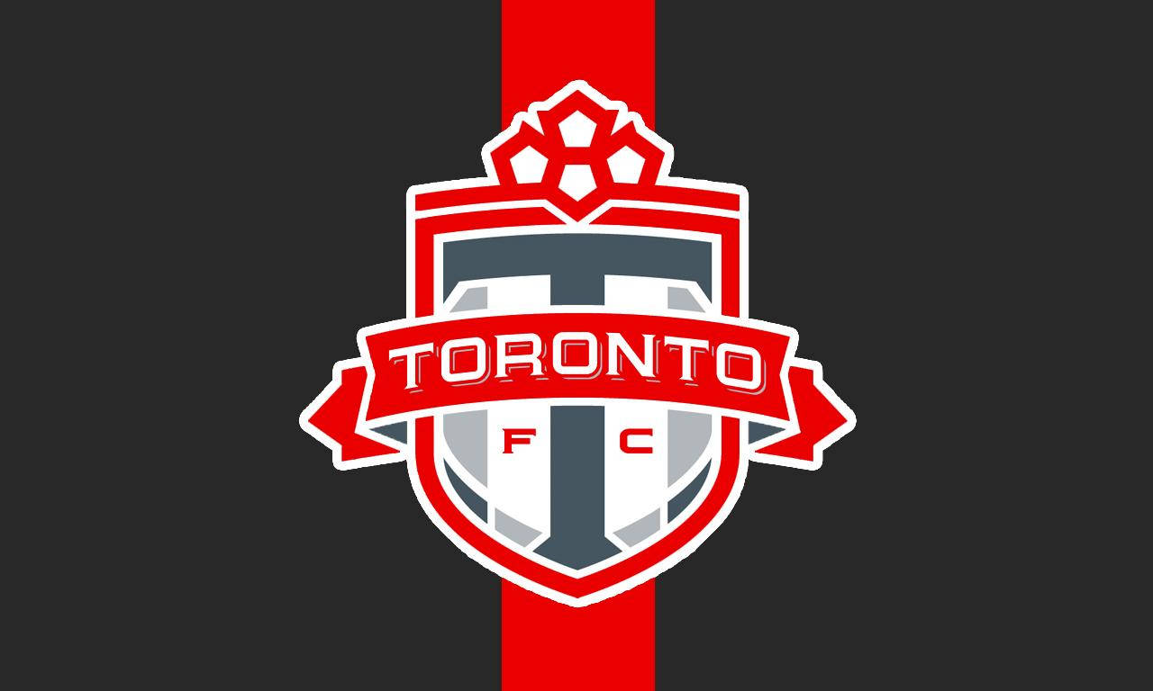 Tapet af Toronto FC holdsymbol: En scene med Toronto FC's logo og farver. Wallpaper