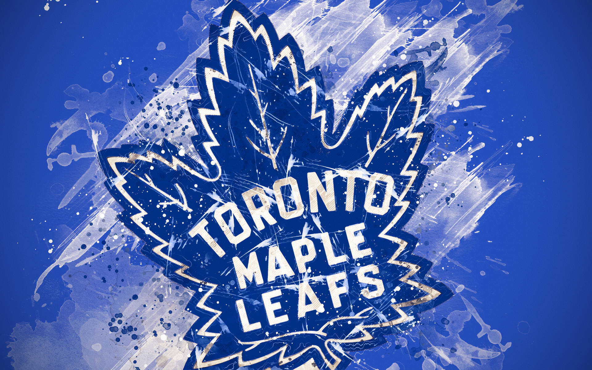 Toronto Maple Leafs Abstract Art Wallpaper