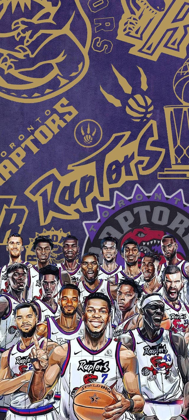 Download Toronto Raptors Fan Art Wallpaper | Wallpapers.com