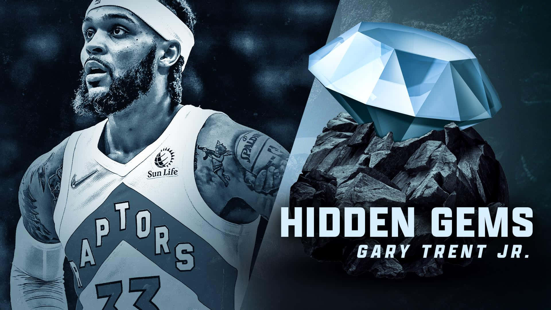 Torontoraptors Gary Trent Jr Versteckte Juwelen Wallpaper