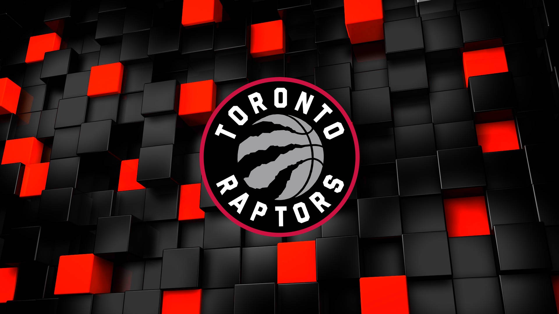 Diseñográfico De Los Toronto Raptors. Fondo de pantalla