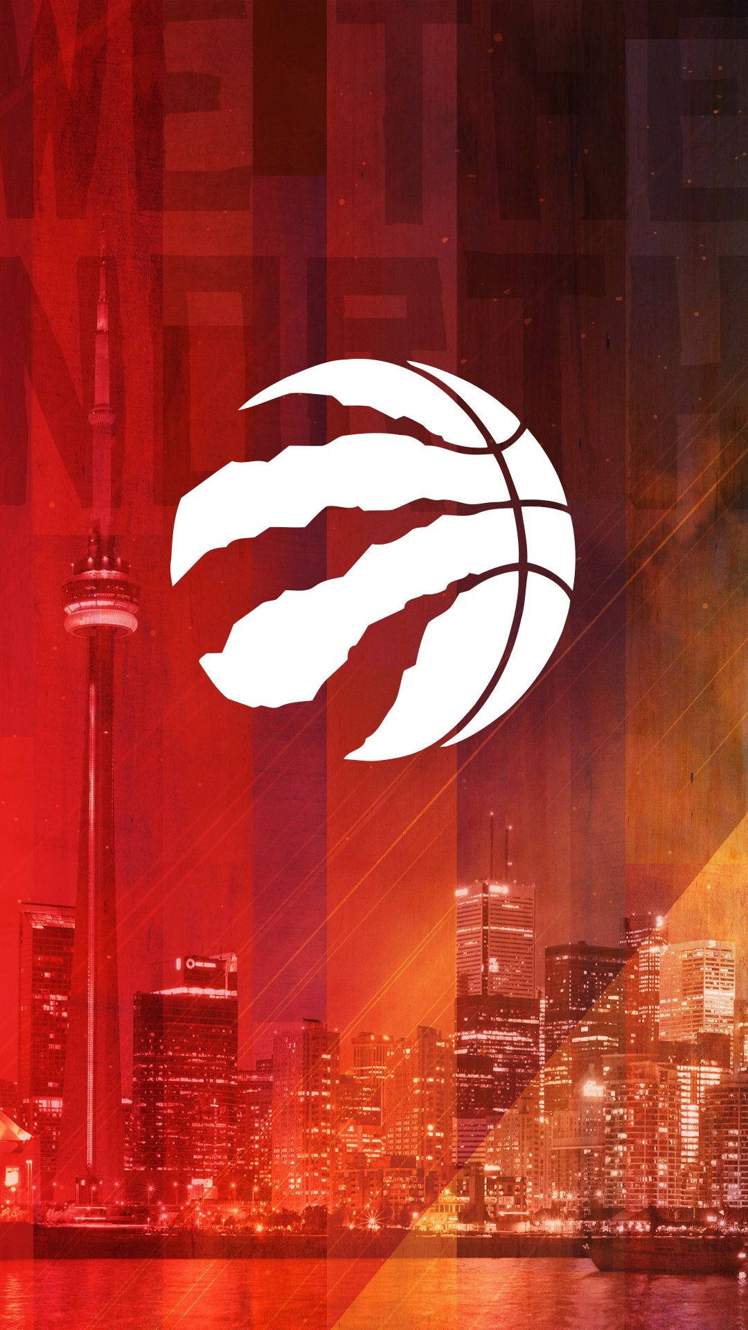 Toronto Raptors In Rosso Sfondo
