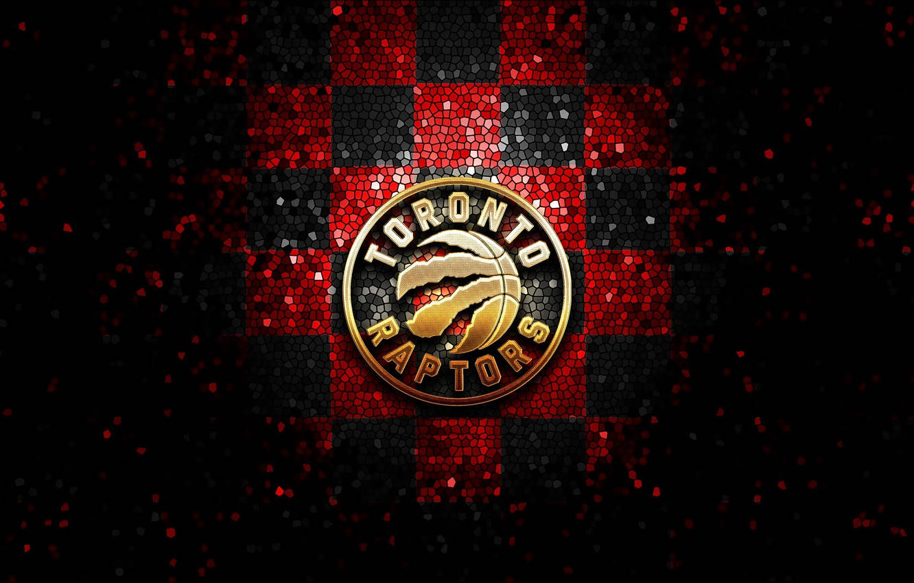 Toronto Raptors Pixelated Image Wallpaper