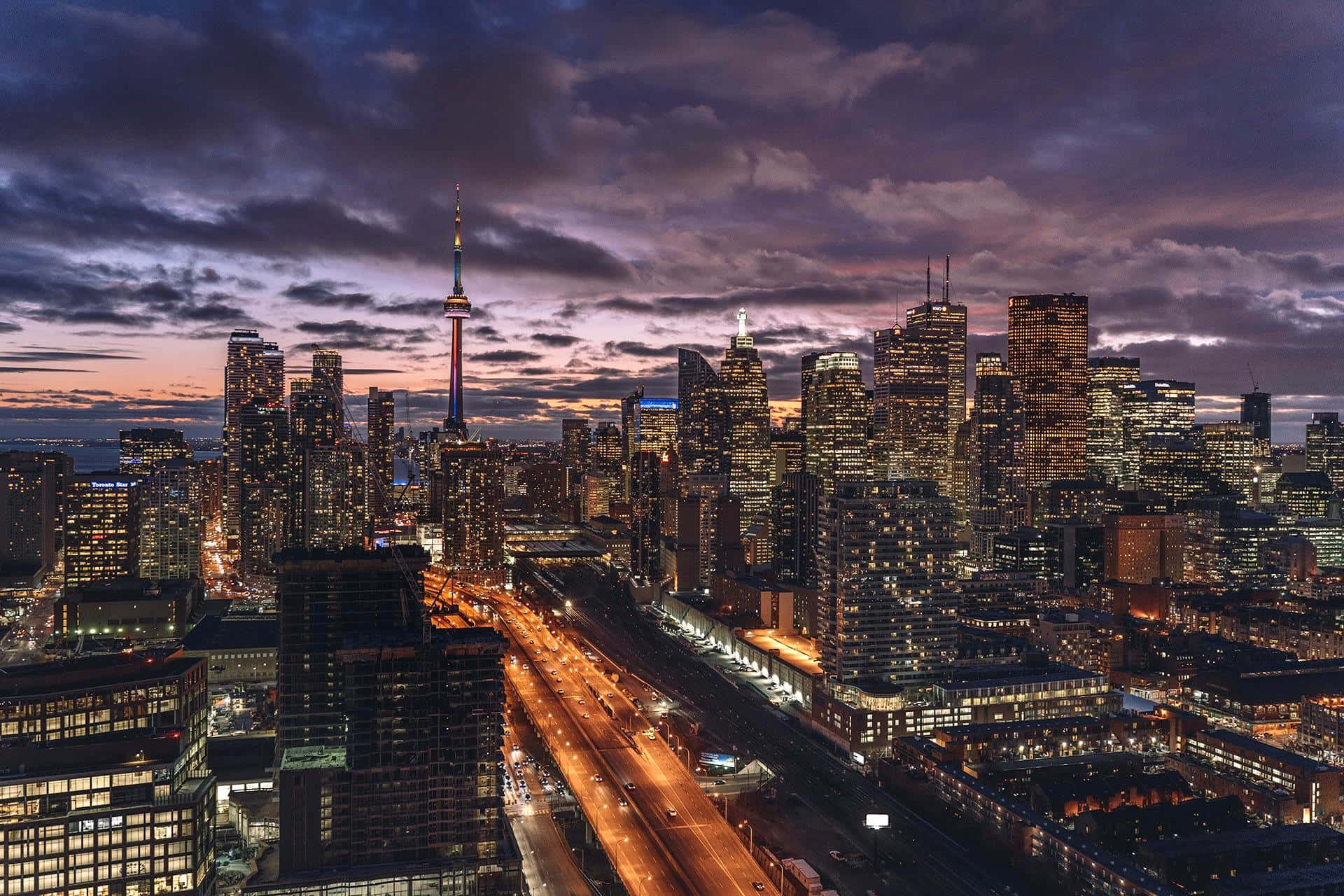 The stunning Toronto skyline