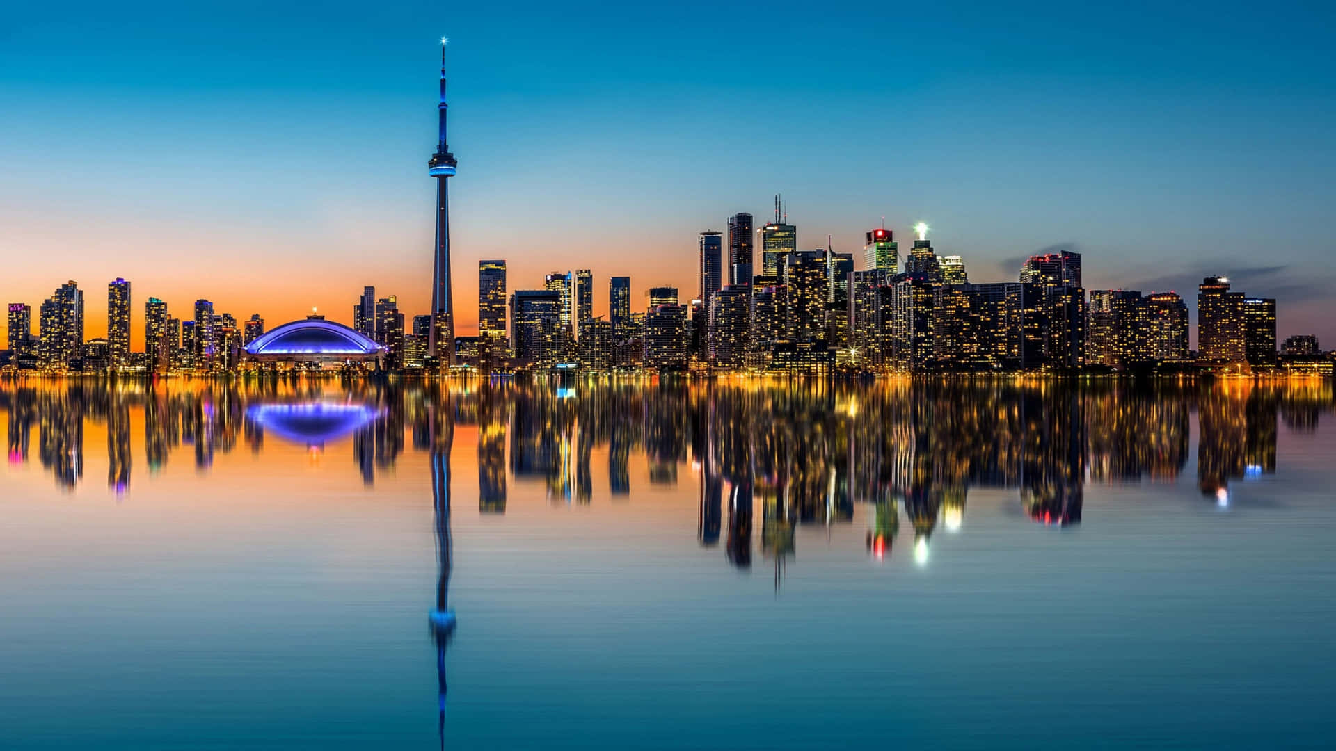 Magnificent Toronto Skyline at Dusk