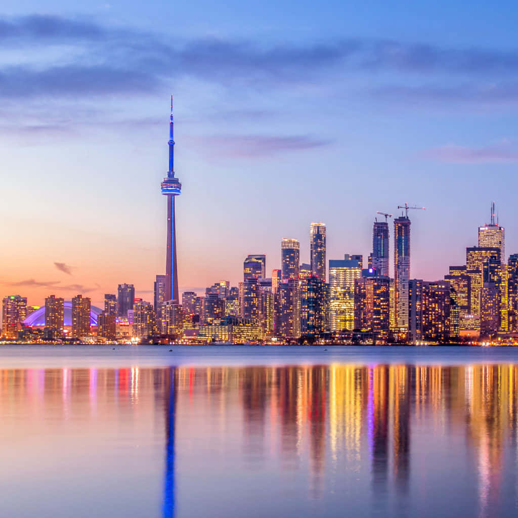 Beautiful Toronto Skyline at daybreak