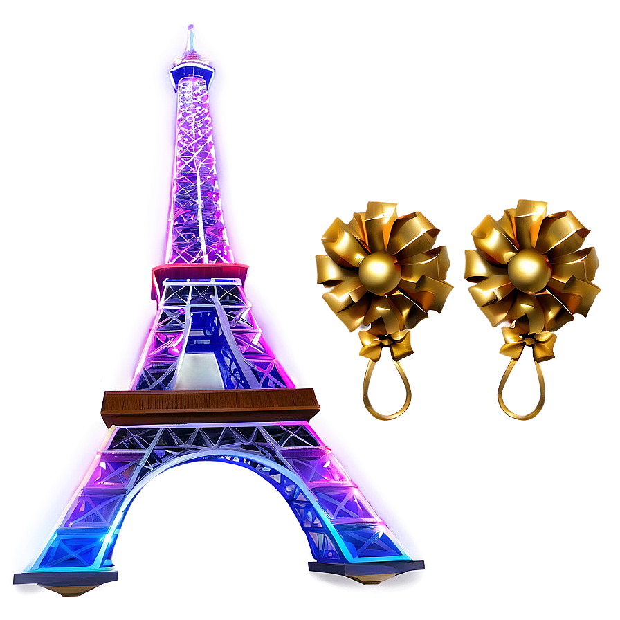 Torre Eiffel Festive Decorations Png 74 PNG