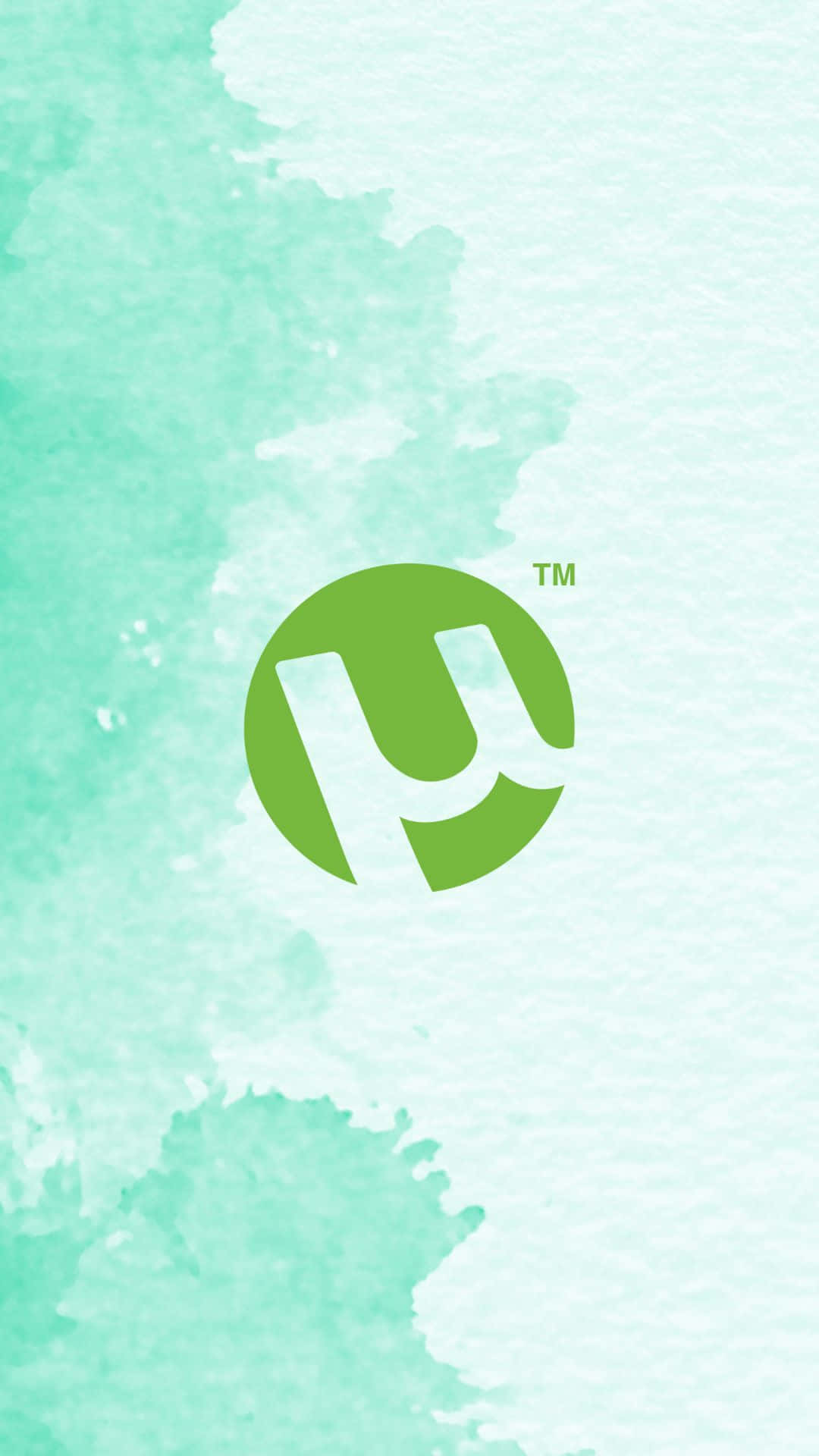 A Green Logo With A Green Background Wallpaper