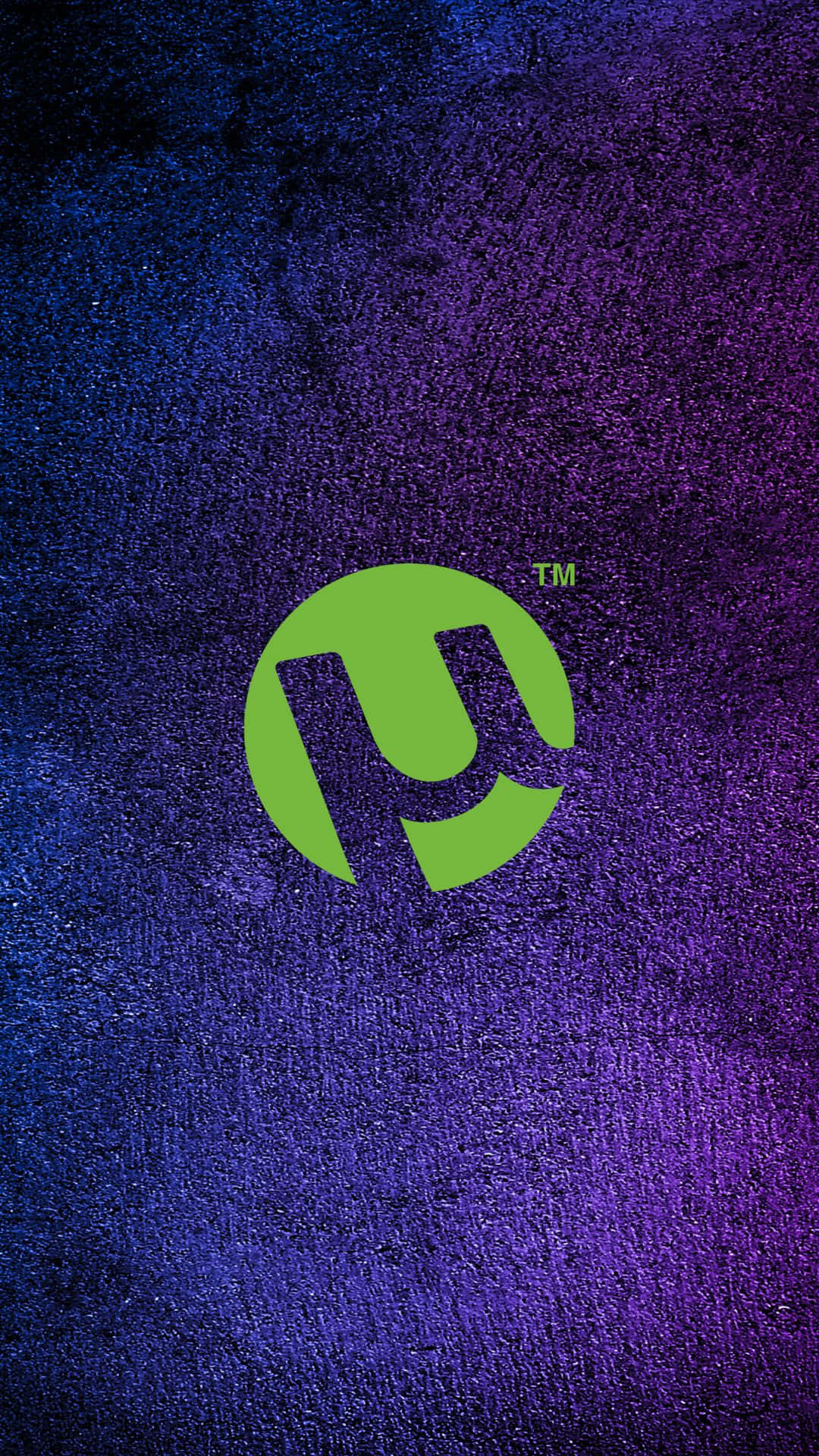 Einviolettes Und Grünes Logo Auf Einem Violetten Hintergrund Wallpaper