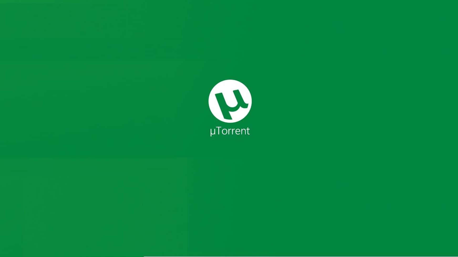 Torrent Logo Green Background Wallpaper