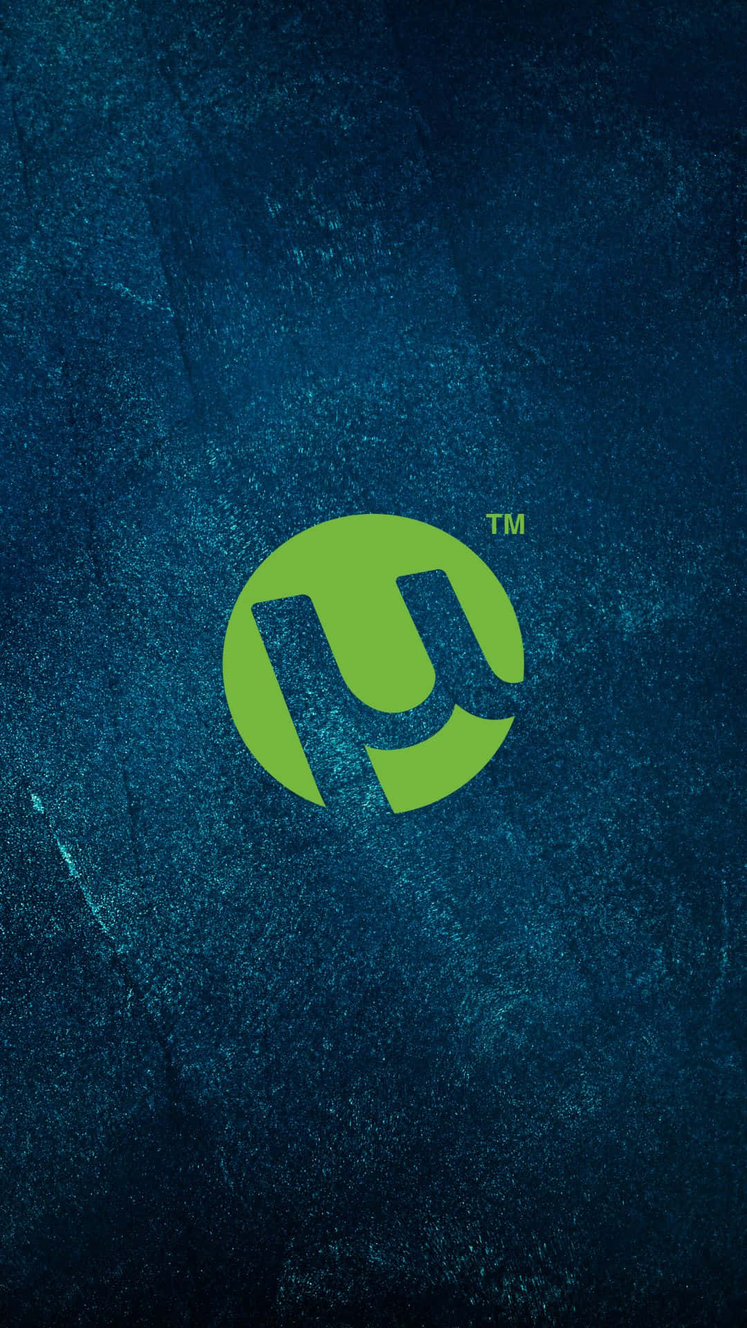 Eingrünes Logo Auf Einem Blauen Hintergrund Wallpaper