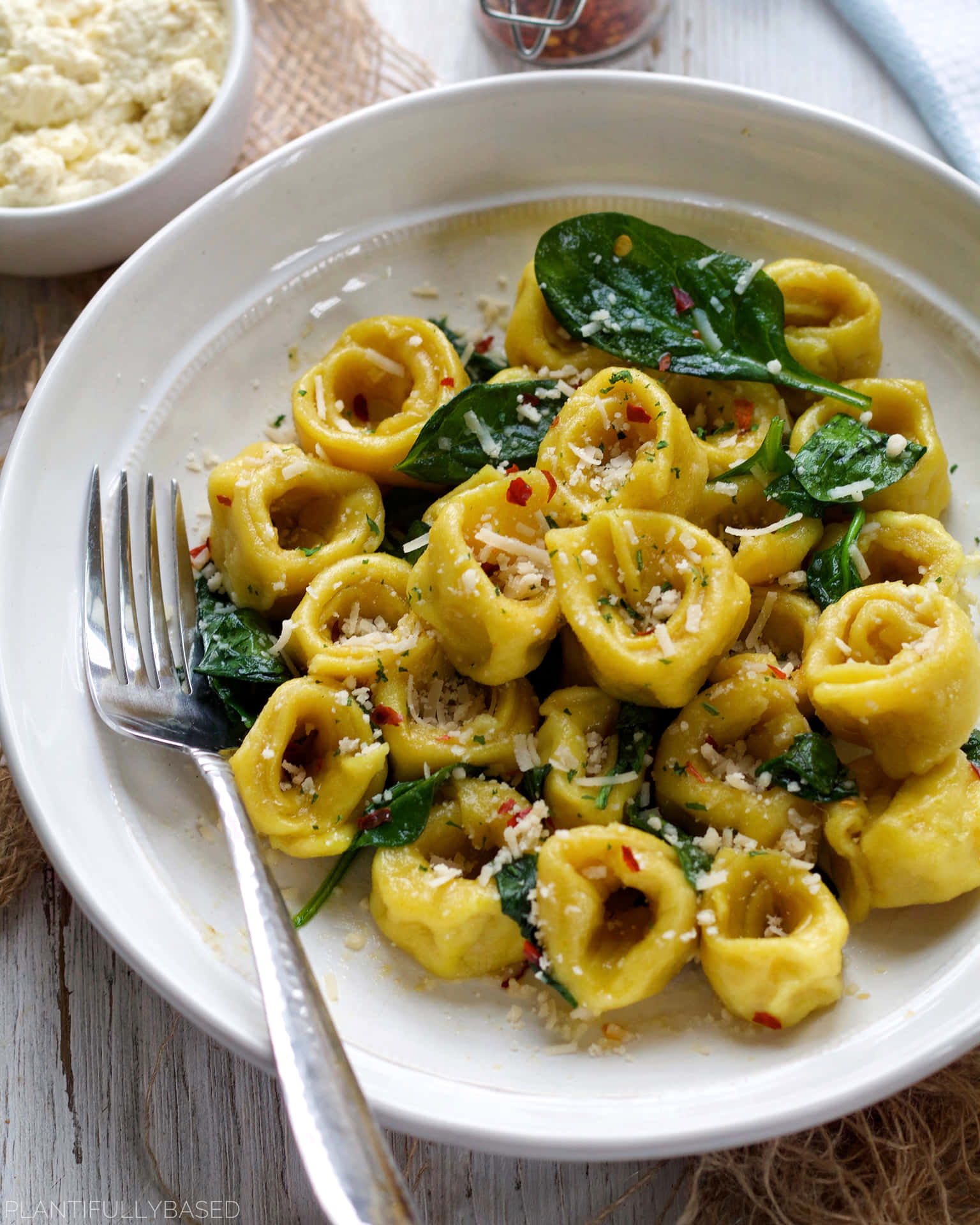 Tortellini In Brodo Served Without Broth Wallpaper