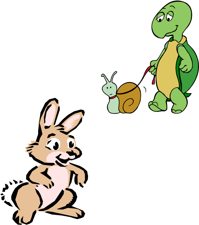 Tortoise_ Walking_ Snail_ Rabbit_ Running PNG