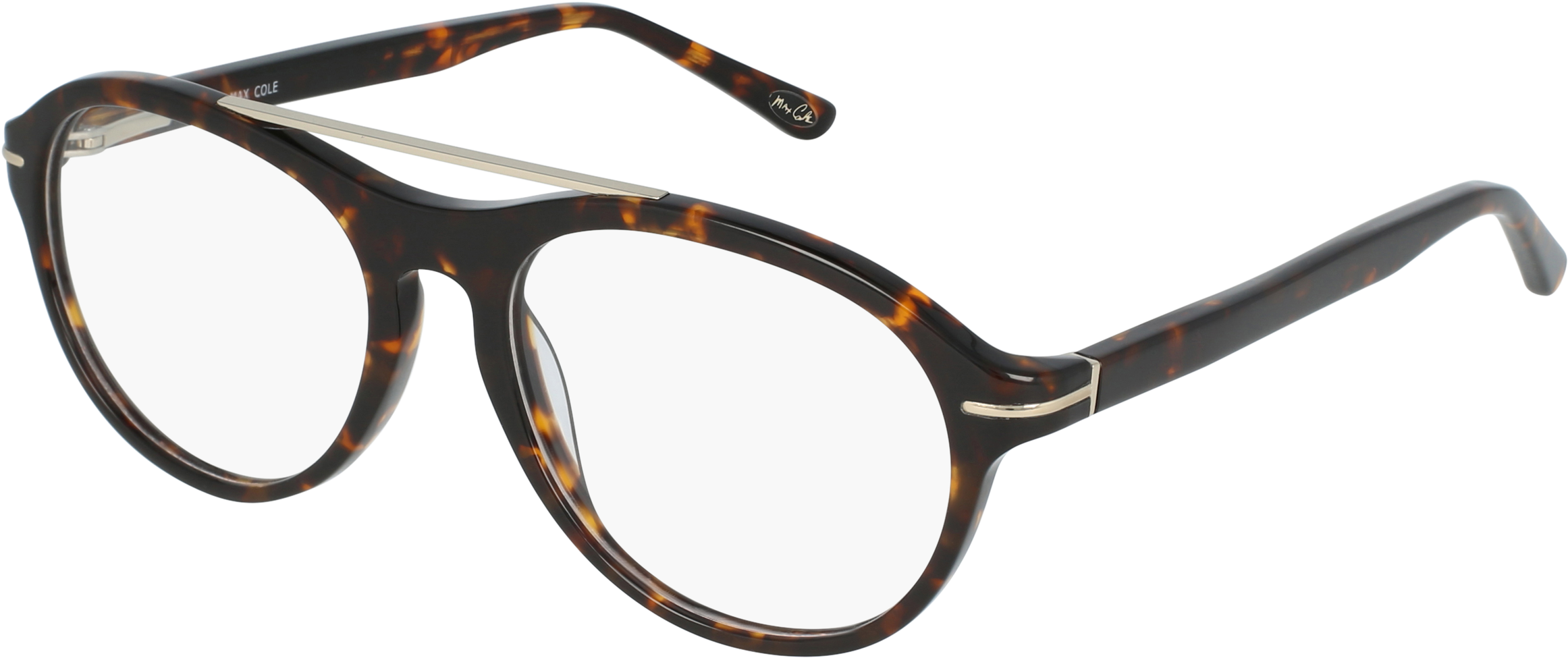 Tortoiseshell Acetate Eyeglasses PNG