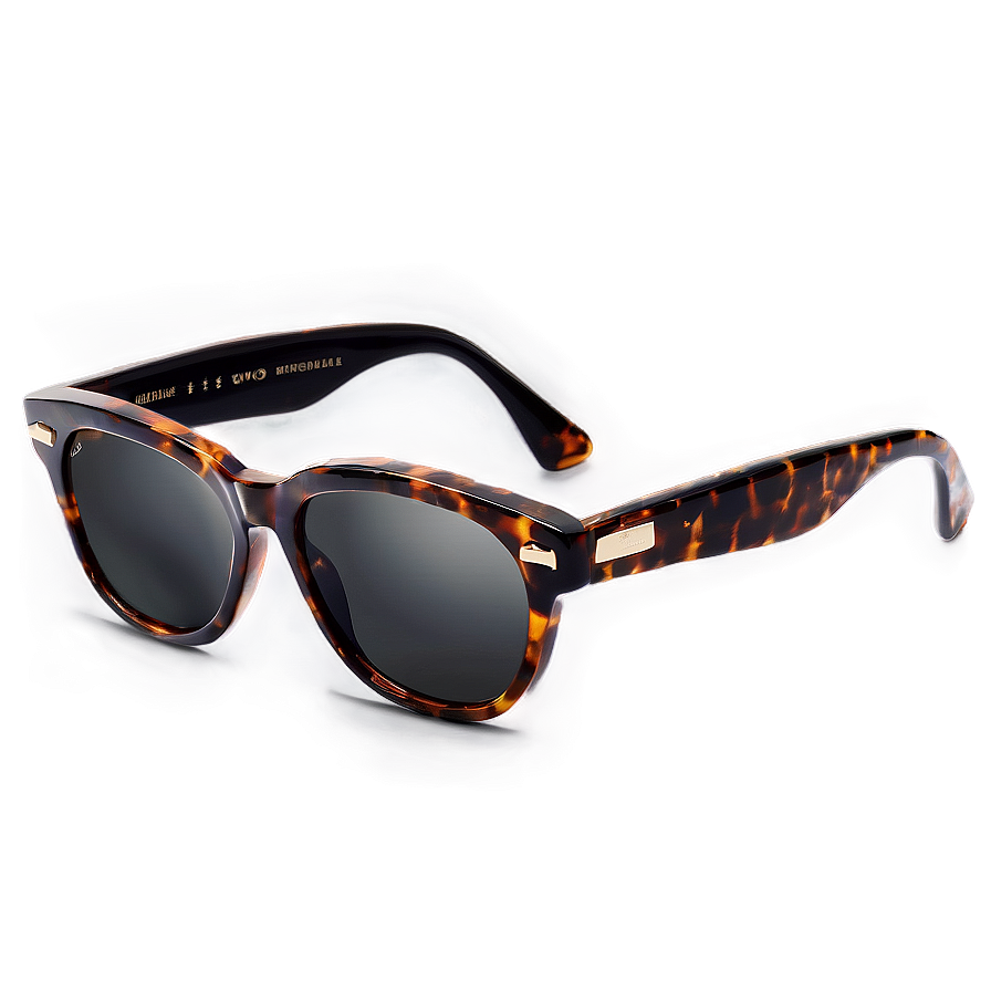 Tortoiseshell Sunglasses Classic Pattern Png 04292024 PNG