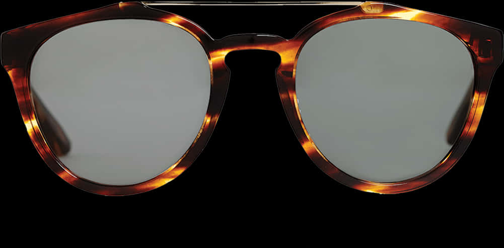 Tortoiseshell Sunglasses Isolated PNG