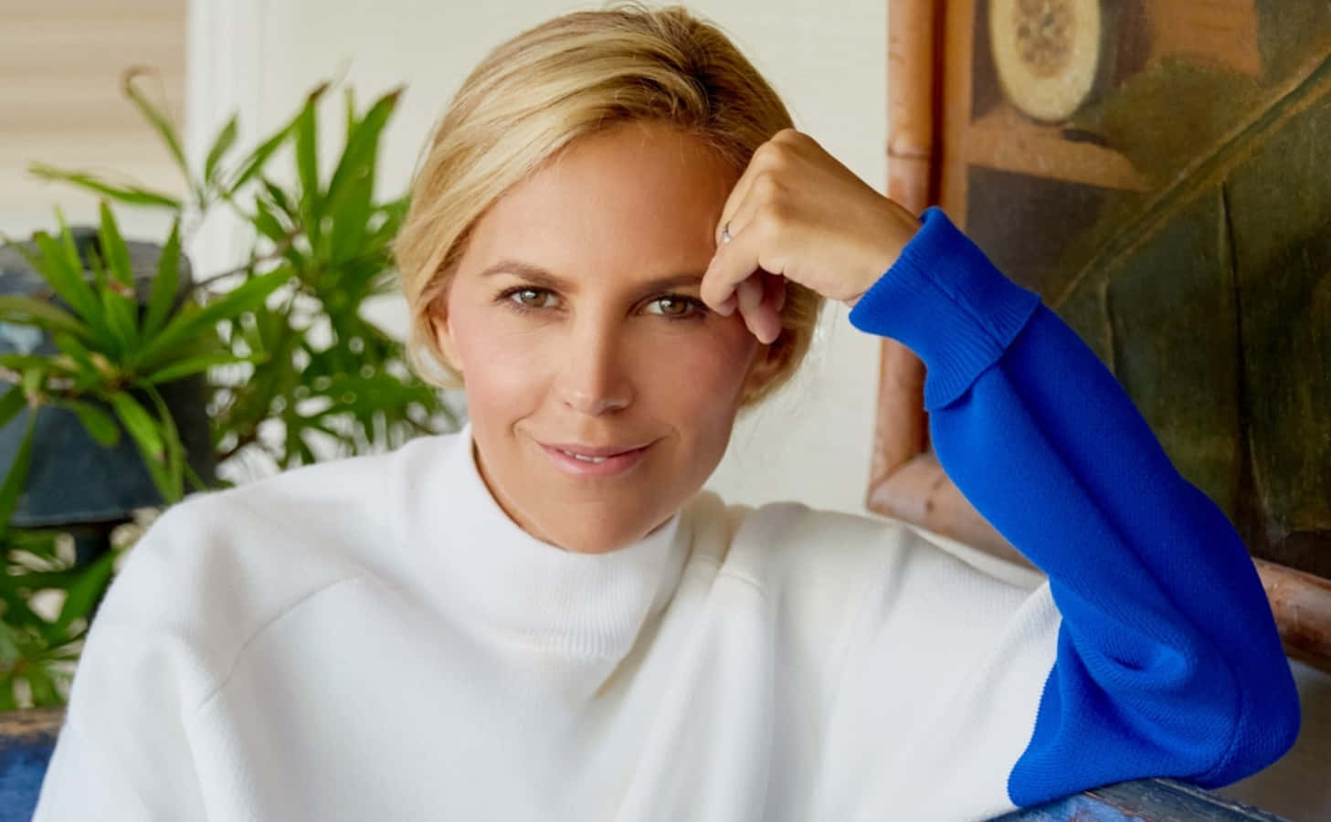 Designer Tory Burch at the Tory Burch Spring 2021 runway show