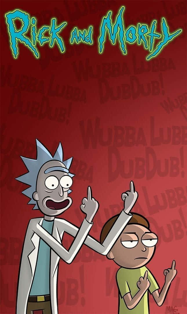 The Characters of Total Rickall Wallpaper