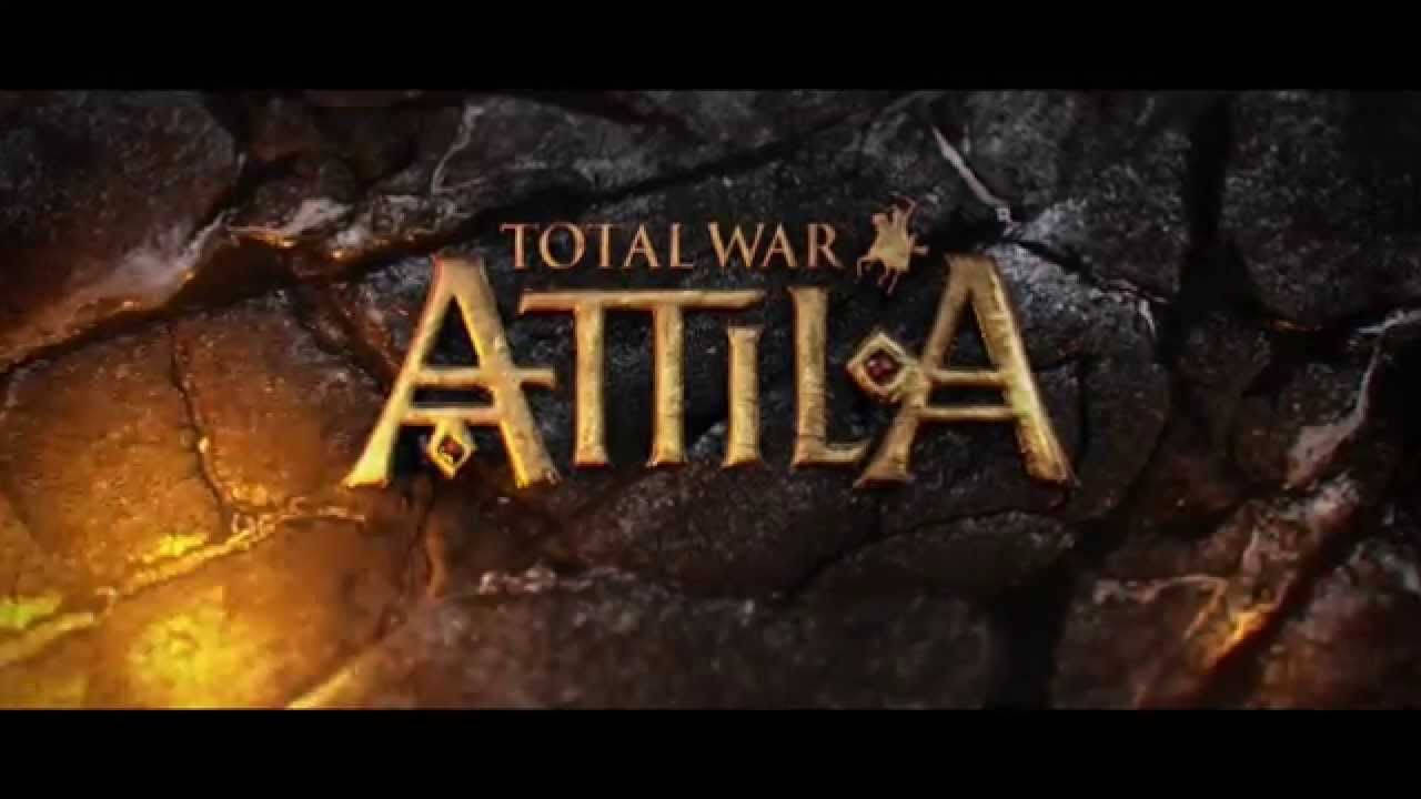 Total War Attila Gold Letters Wallpaper