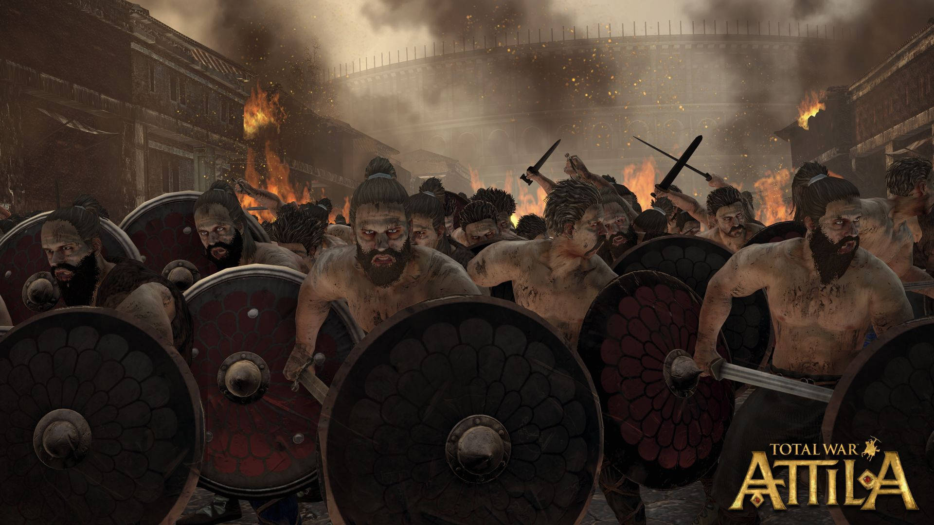 Total War Attila Nomads In Shield Sfondo