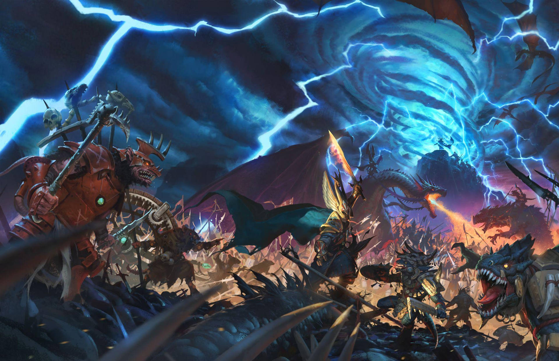 Total War Warhammer Battle Between Monsters Wallpaper