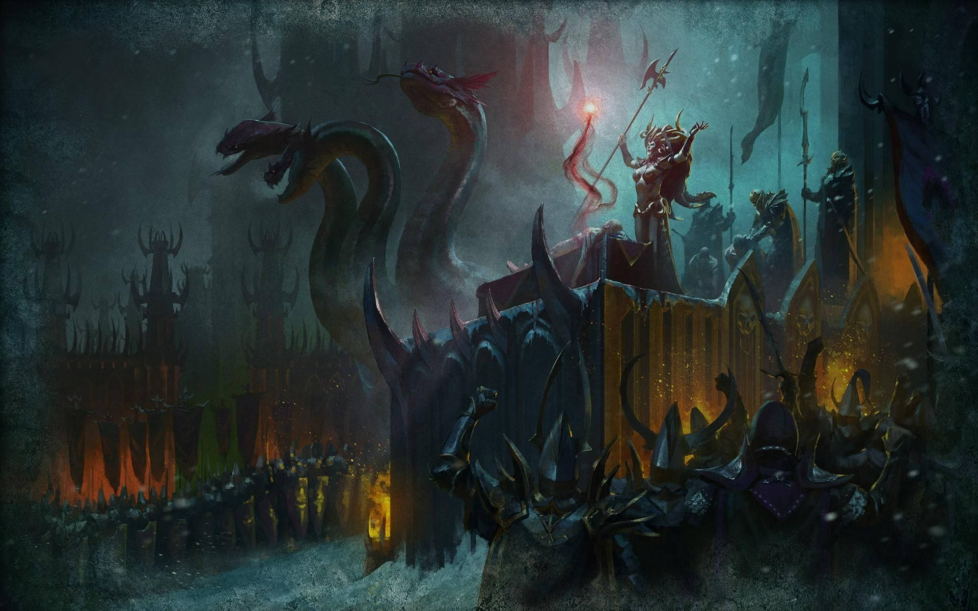 Total War Warhammer Dark Priestess Wallpaper
