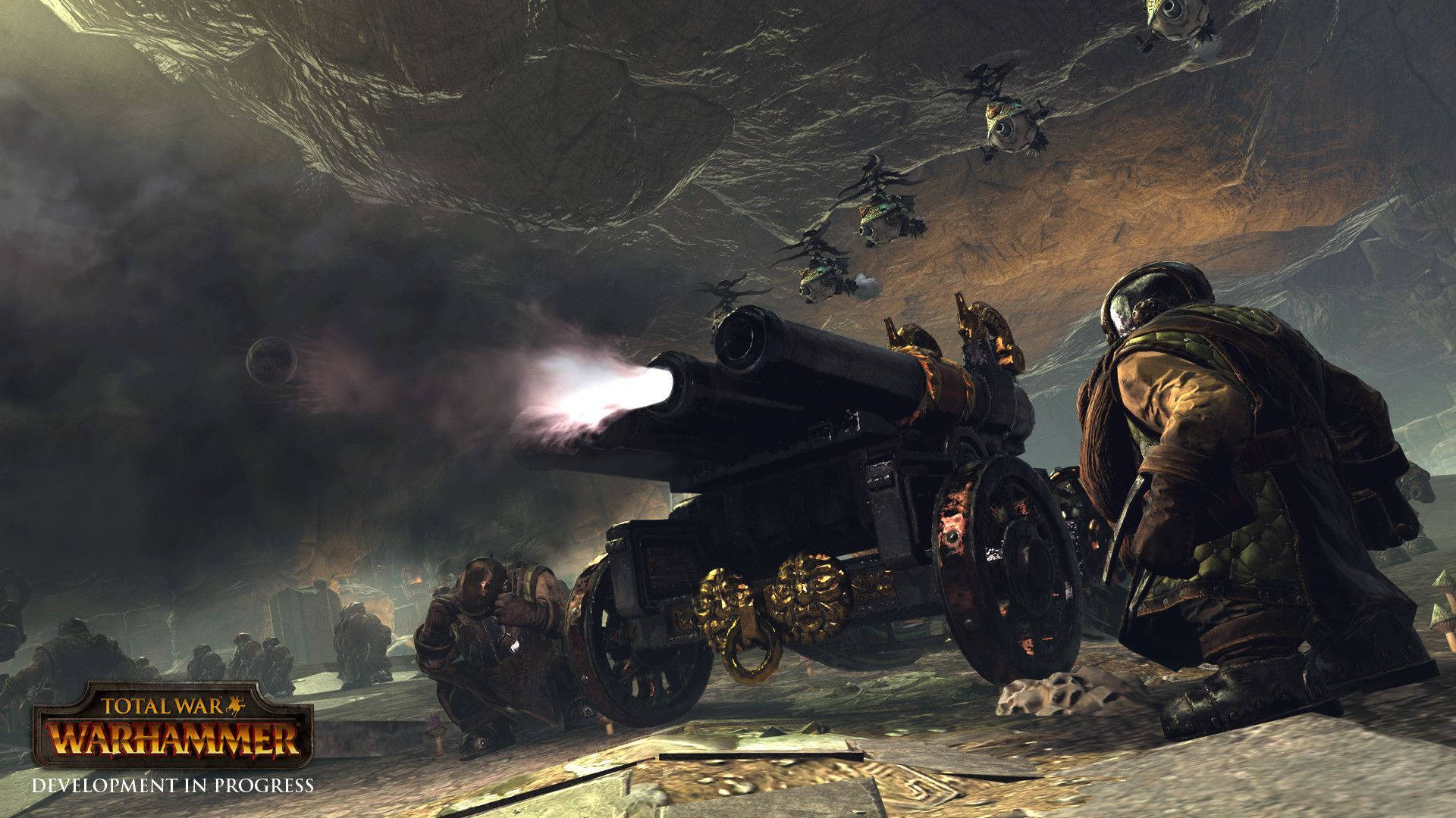 Total War Warhammer Dwarven Cannons Wallpaper