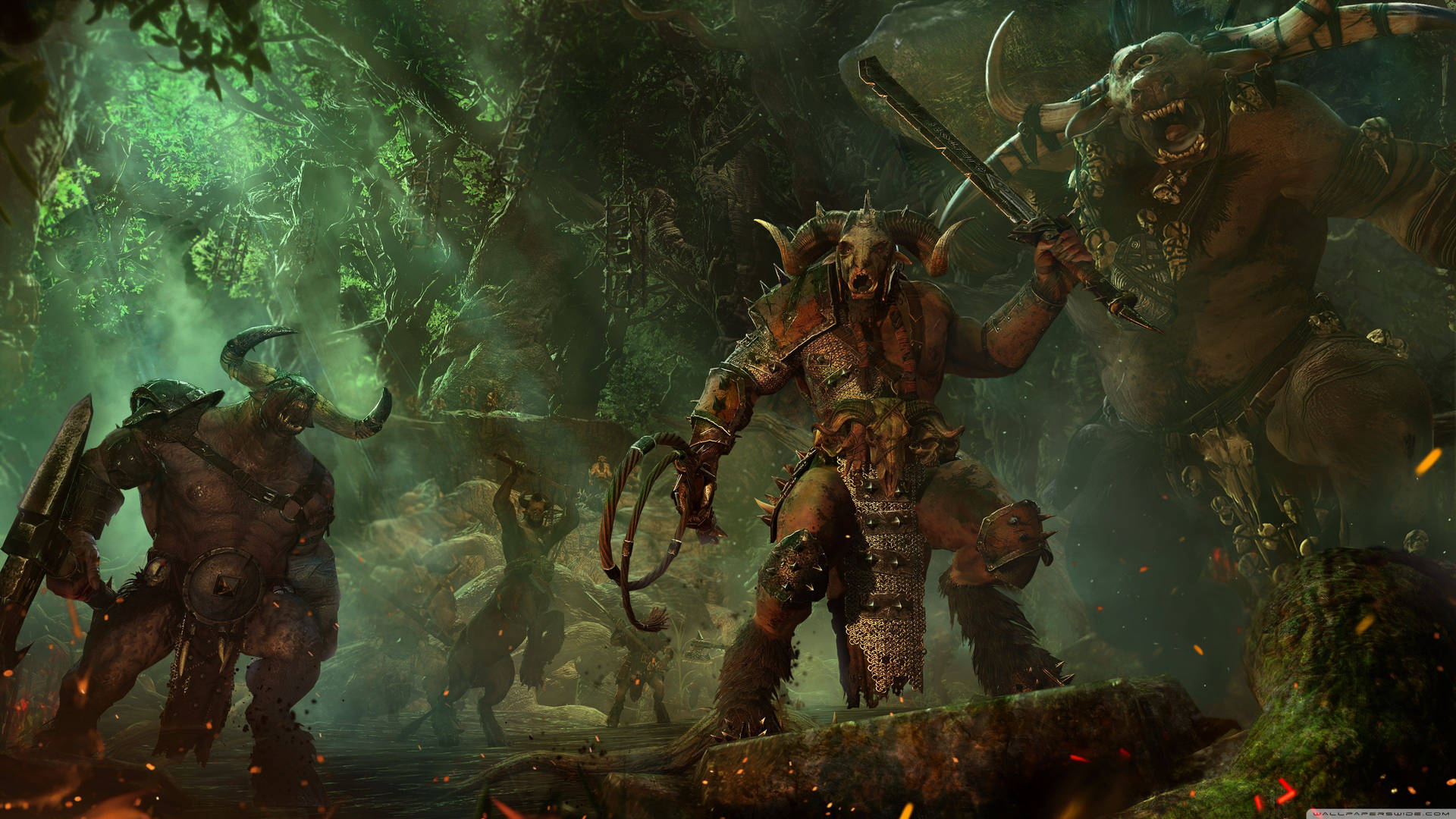 Total War Warhammer Minotaurs And Beasts Wallpaper