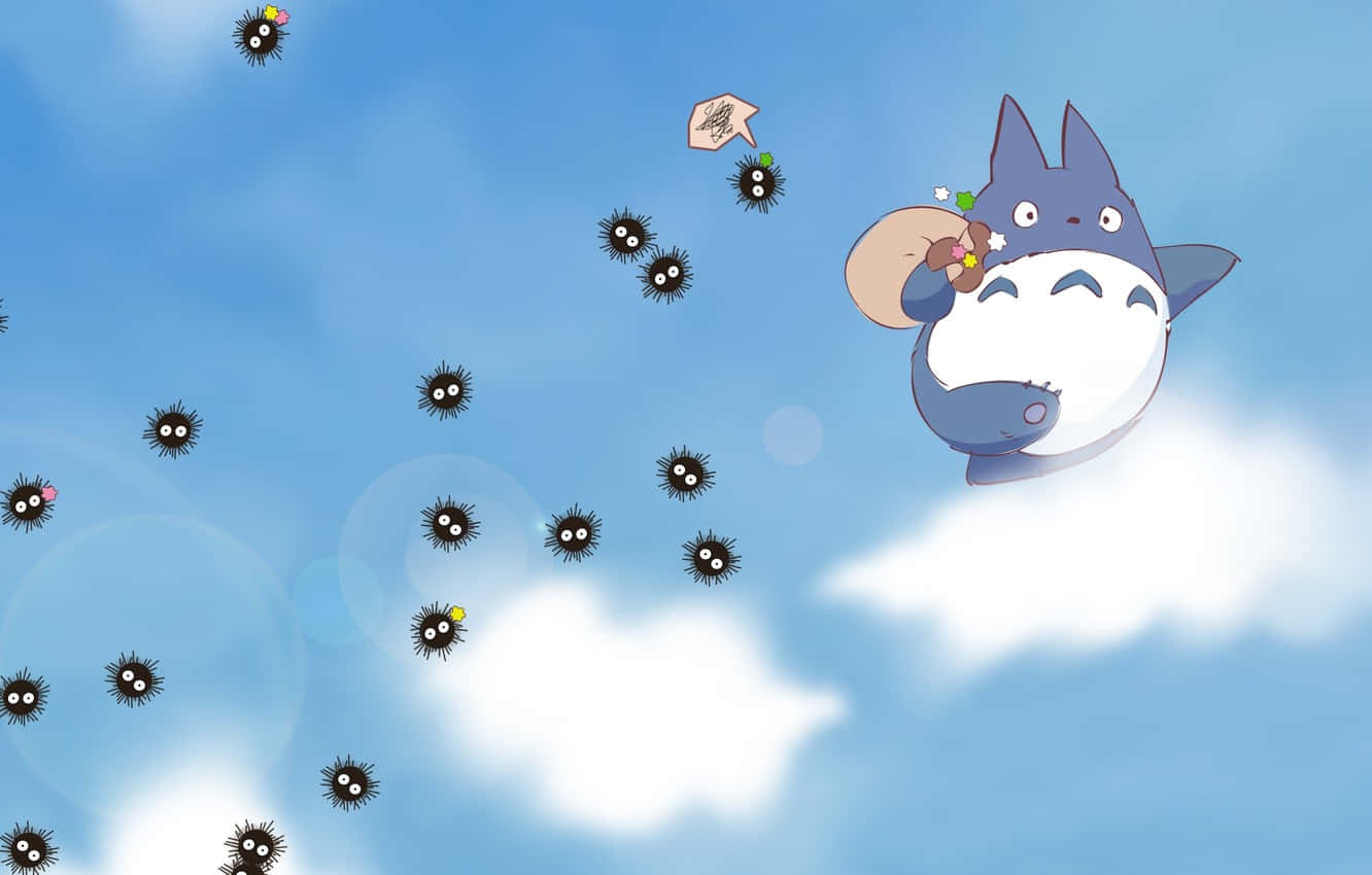 Attföra Magi Till Liv: En Livlig Stund Med Totoro