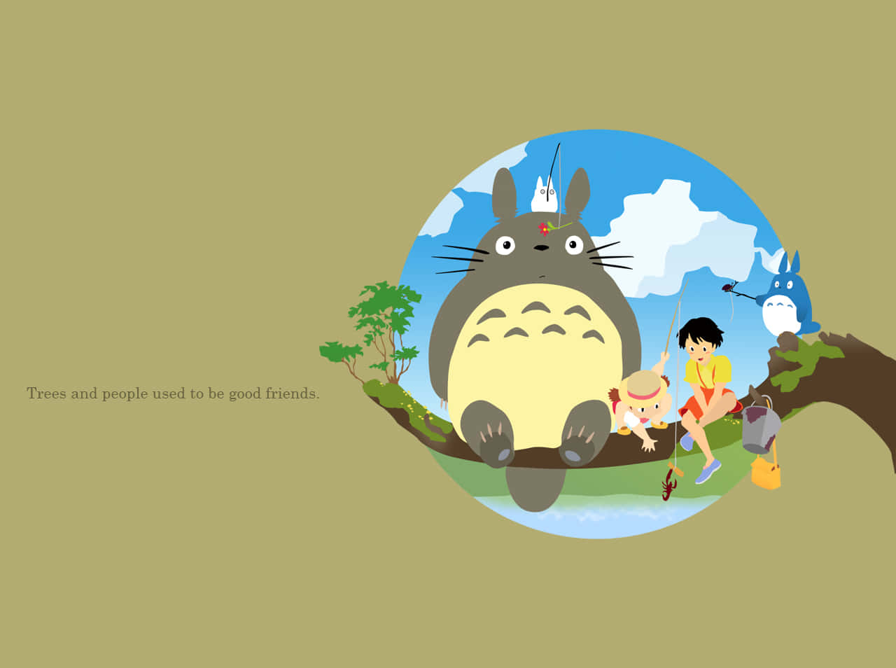 Del magien af Totoro med venner og familie.