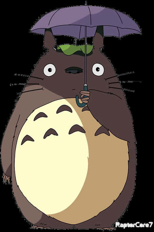 Totoro_with_ Umbrella PNG