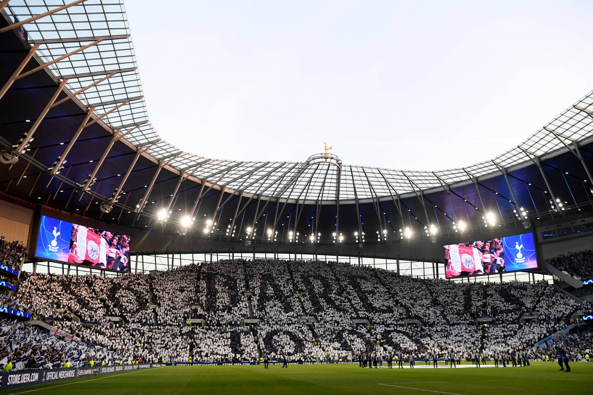 Mottodel Tottenham Hotspurs Fc En El Estadio Fondo de pantalla