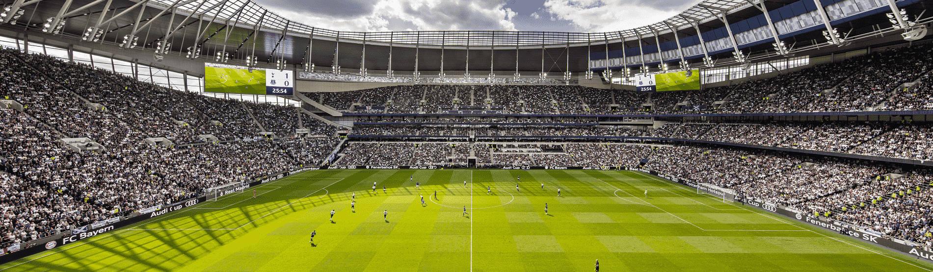 Tottenhamhotspurs Fc Stadium Largo Sfondo Per Desktop Sfondo