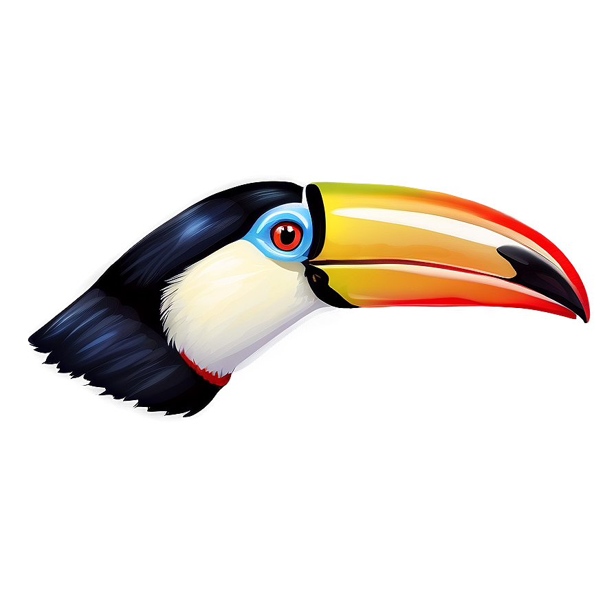 Toucan Bird Closeup Png Ltv18 PNG