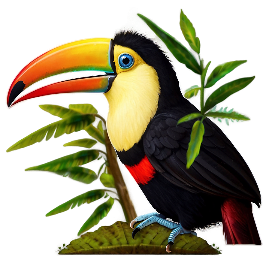 Toucan Enjoying Sun Png Atd81 PNG