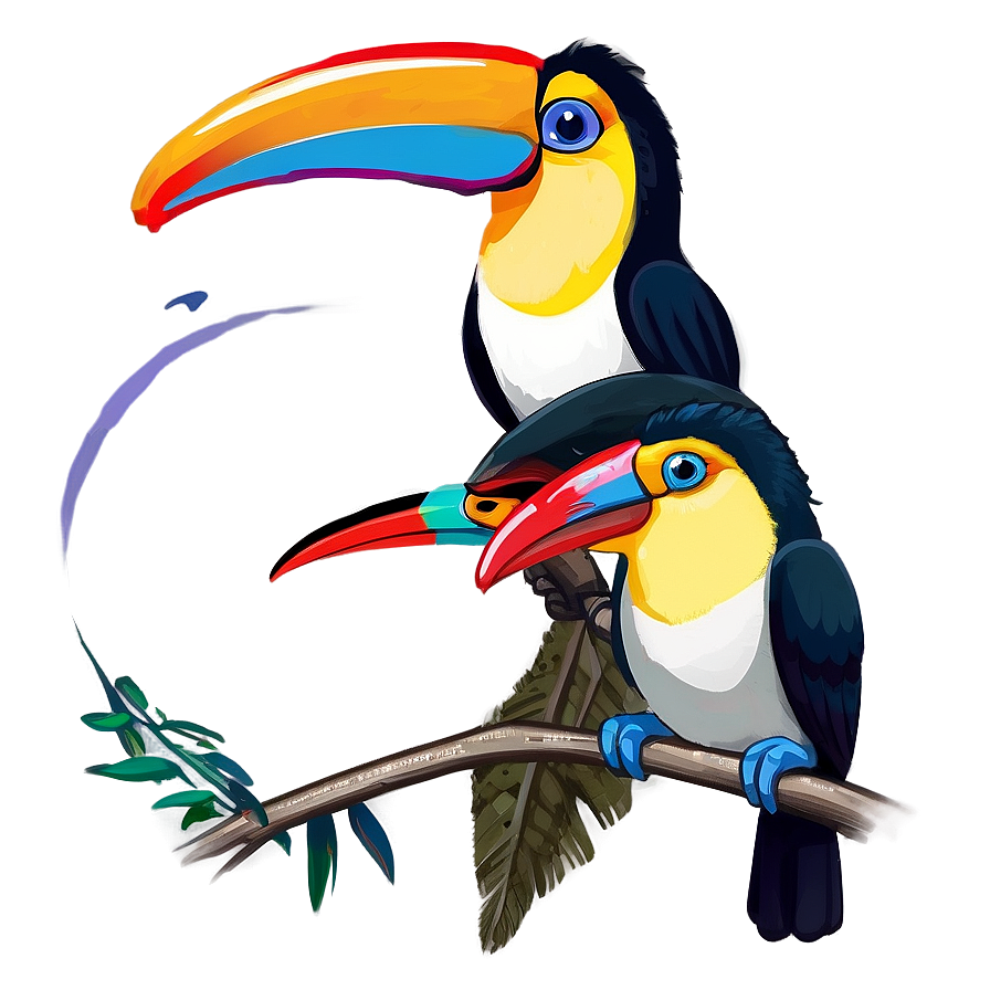 Toucan Family Png 06112024 PNG