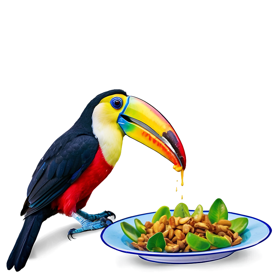 Toucan Feeding Time Png Yva PNG