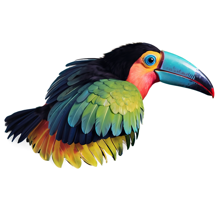Toucan In Flight Png Cvv PNG
