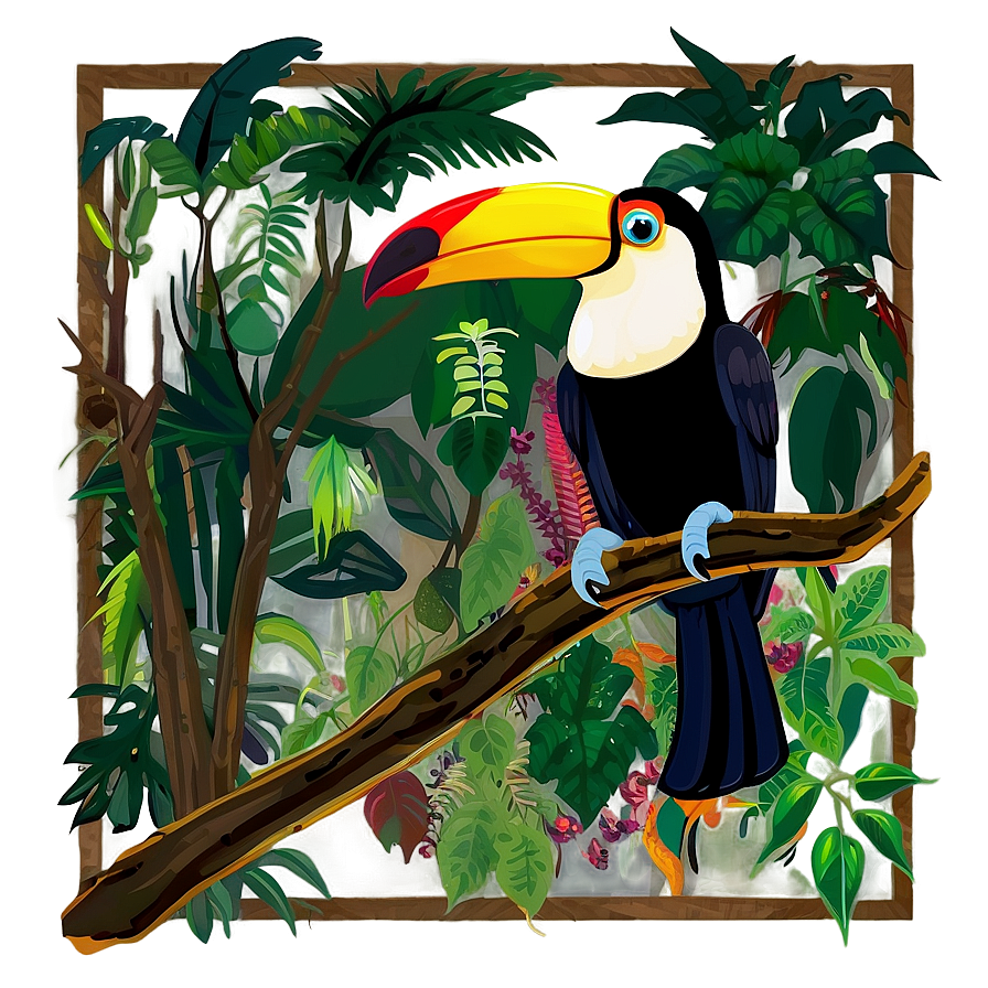 Toucan In Forest Png 31 PNG