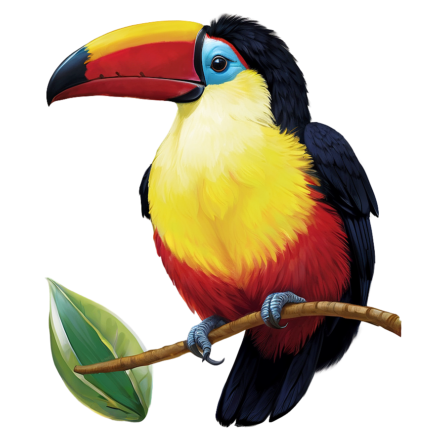 Toucan In Natural Habitat Png 06112024 PNG