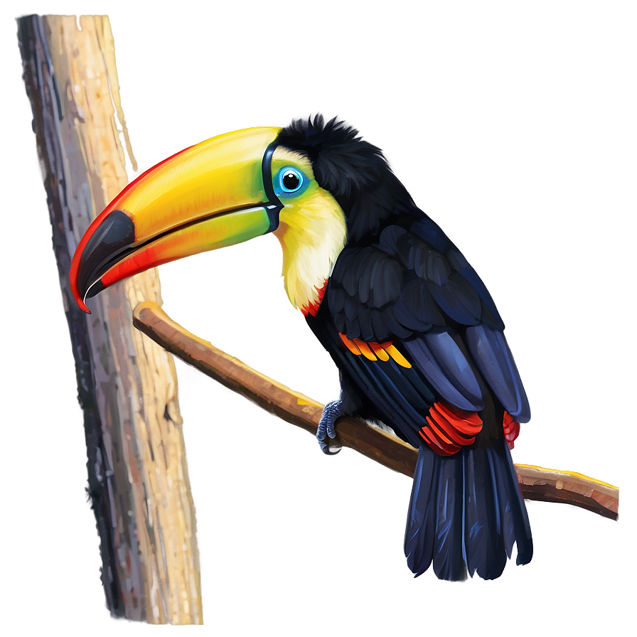 Toucan In Sunset Png Ple75 PNG