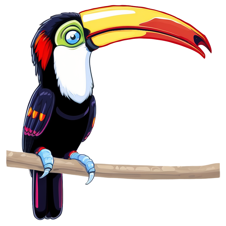 Toucan Mid-squawk Png Kxh53 PNG