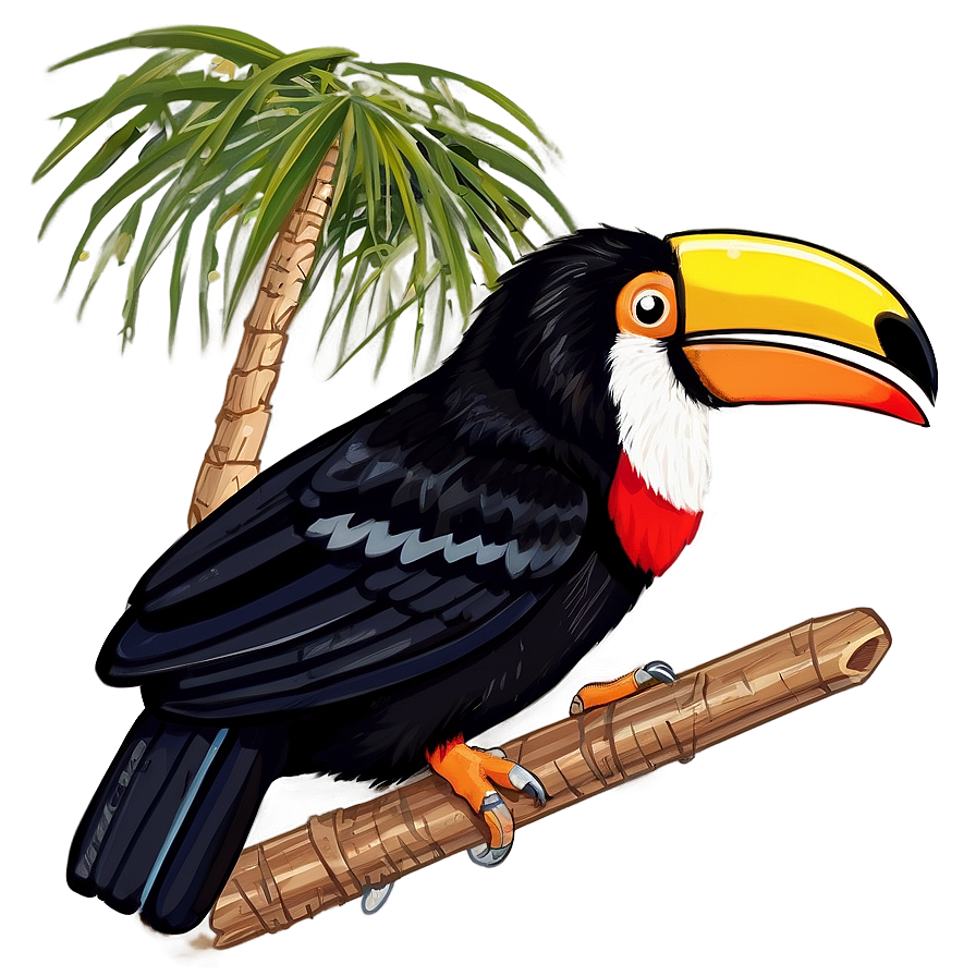 Toucan Mid-squawk Png Tjn PNG