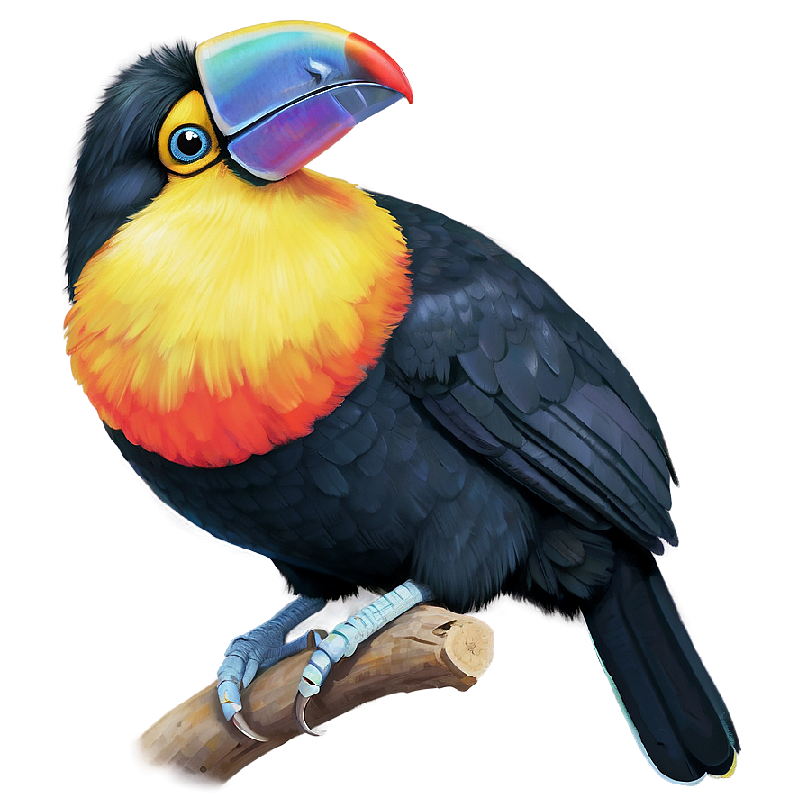 Download Toucan Preening Png 56 | Wallpapers.com