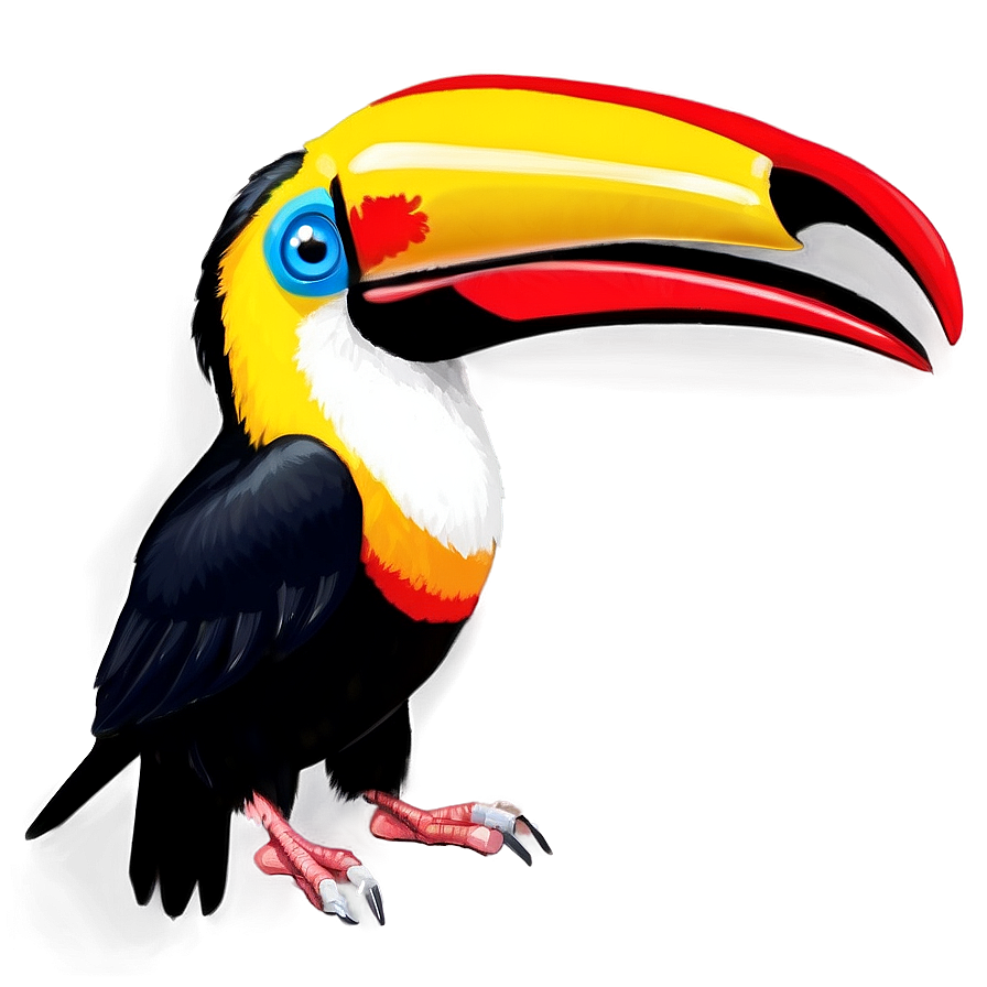 Toucan With Bright Eyes Png Yyq PNG