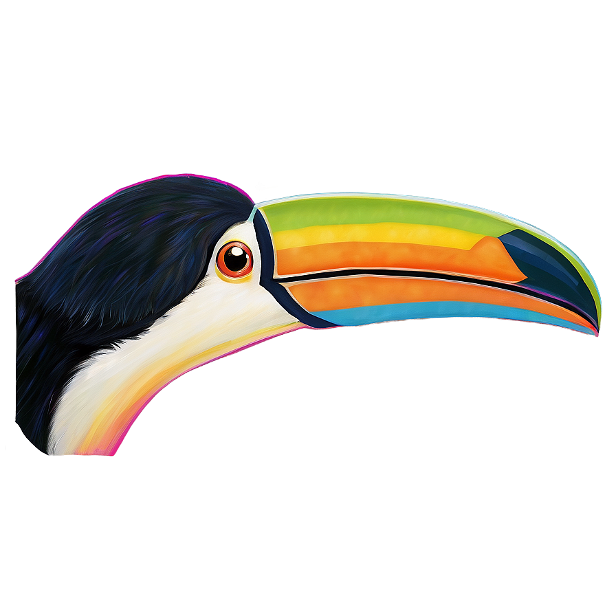 Toucan With Colorful Background Png 45 PNG